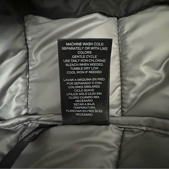 Kenneth Cole M/L Quilted Anorak Puffer Jacket • Black • NWT - Picture 12 of 14